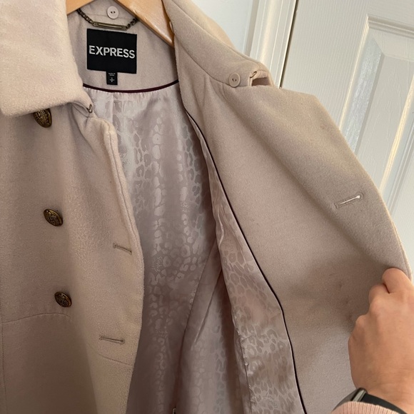 Used express tan peacoat - Picture 7 of 9
